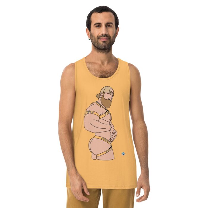 Men’s premium tank top - Straps - Image 19