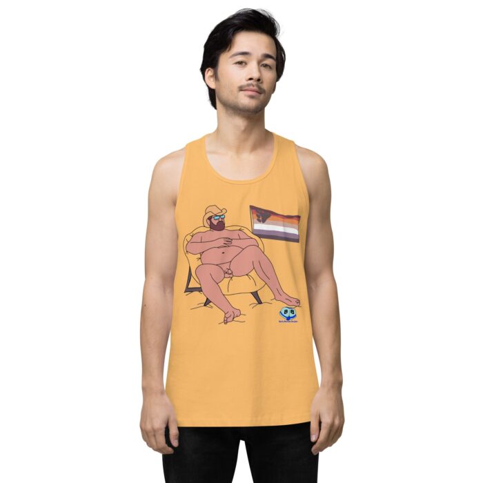 Men’s premium tank top - Beach Day - Image 41