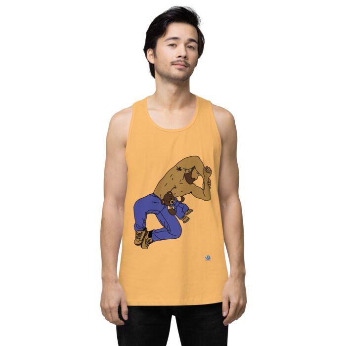 Men’s premium tank top - Teddy Bear Snuggles - Image 46