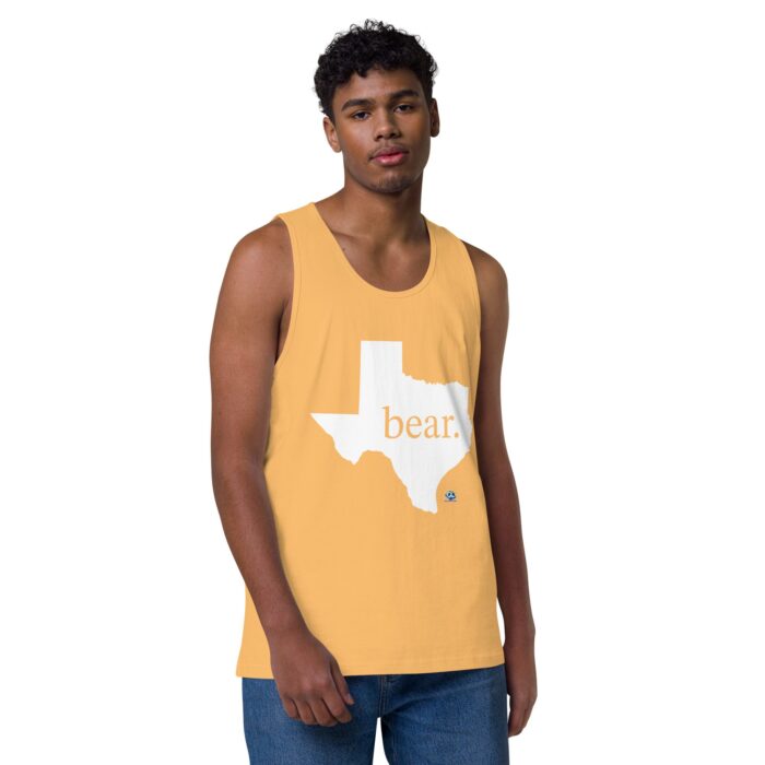 Men’s premium tank top - Texas Bear - Image 37