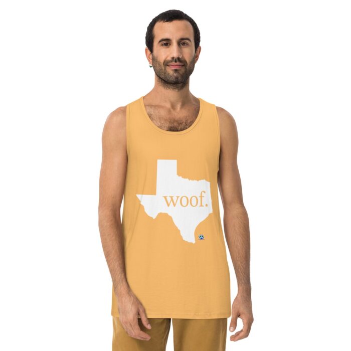 Men’s premium tank top - Texas Woof - Image 19