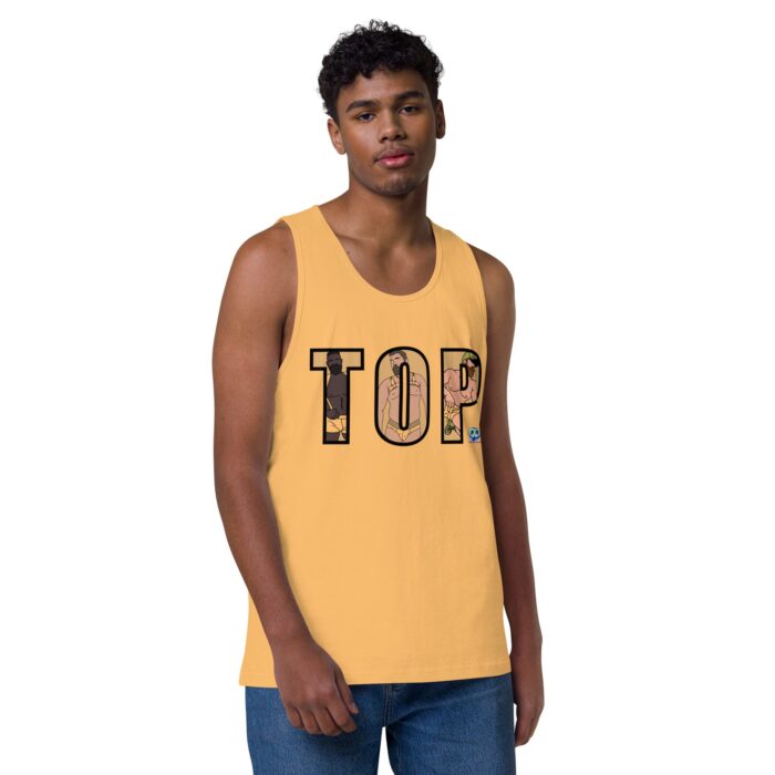 Men’s premium tank top - TOP Cutout - Image 38