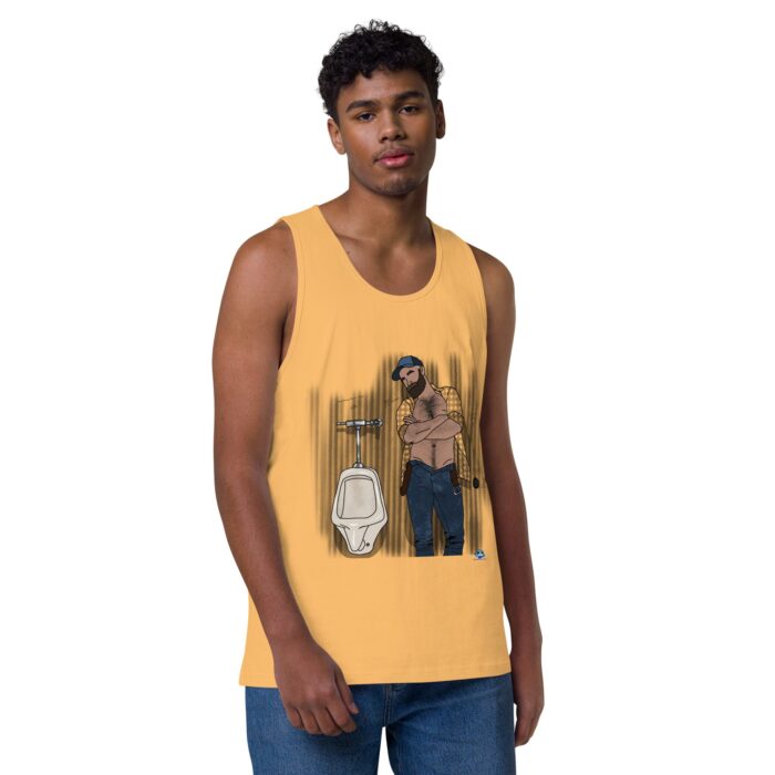 Men’s premium tank top - Urinal - Image 37