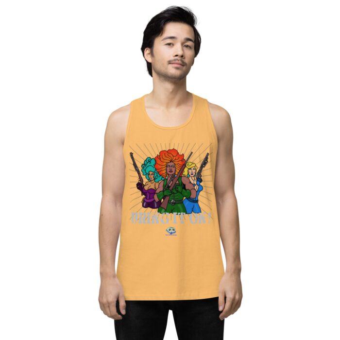 Men’s premium tank top - War on Drag - Image 46