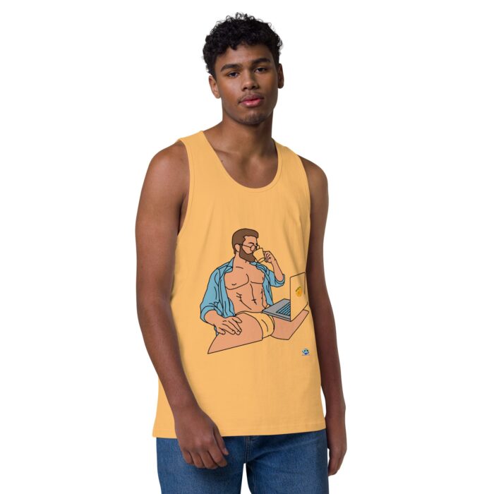 Men’s premium tank top - Work from Home - Image 37