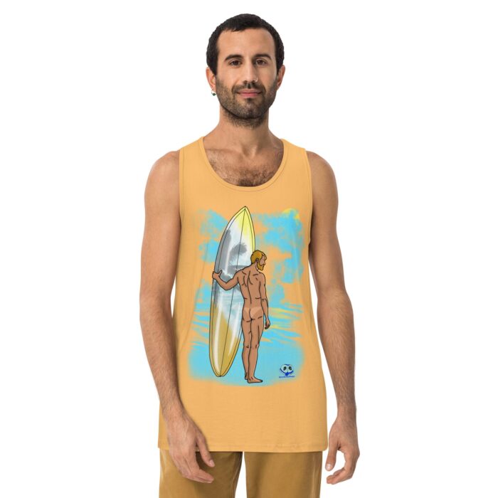 Men’s premium tank top - Tan Lines - Image 20