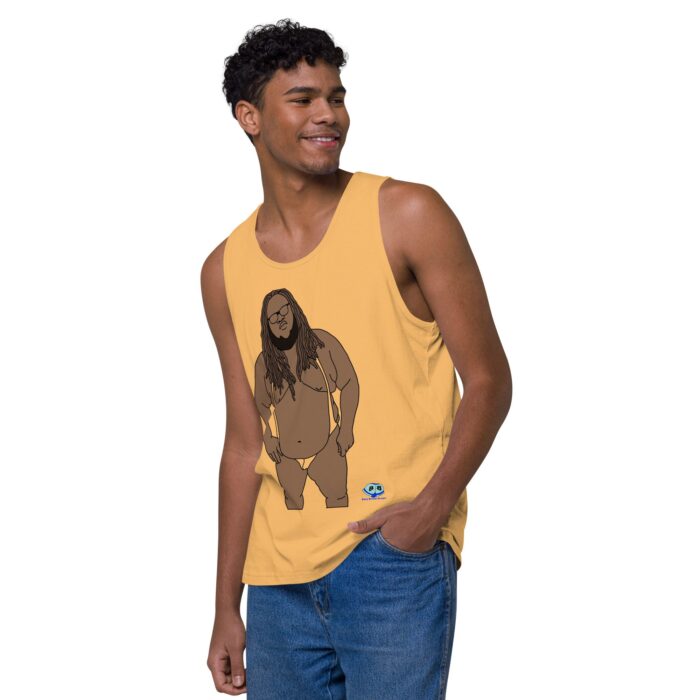 Men’s premium tank top - Chub with Dreadlocks - Image 40