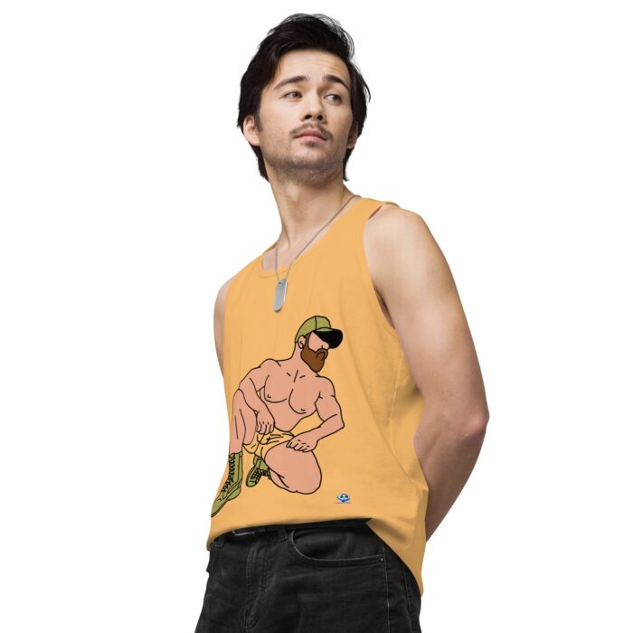 Men’s premium tank top - Combat Boots - Image 49