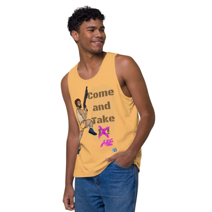 Men’s premium tank top - Come and Take Me - Image 32