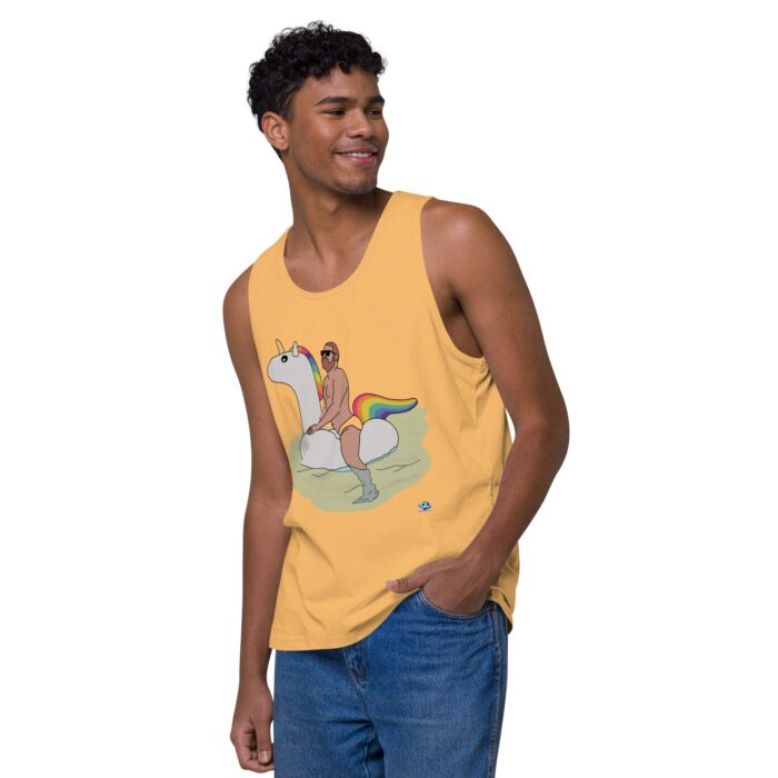 Men’s premium tank top - Float - Image 39