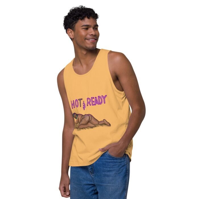 Men’s premium tank top - Hot and Ready - Image 39