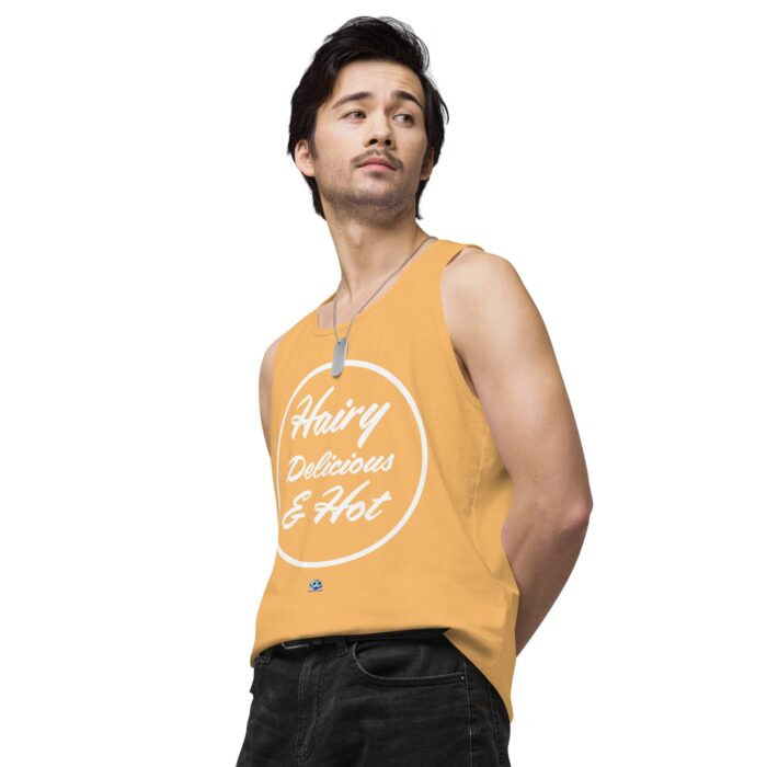 Men’s premium tank top - Hot Hairy Delicious - Image 49