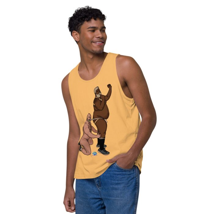 Men’s premium tank top  - Let's Get These Off - Image 39