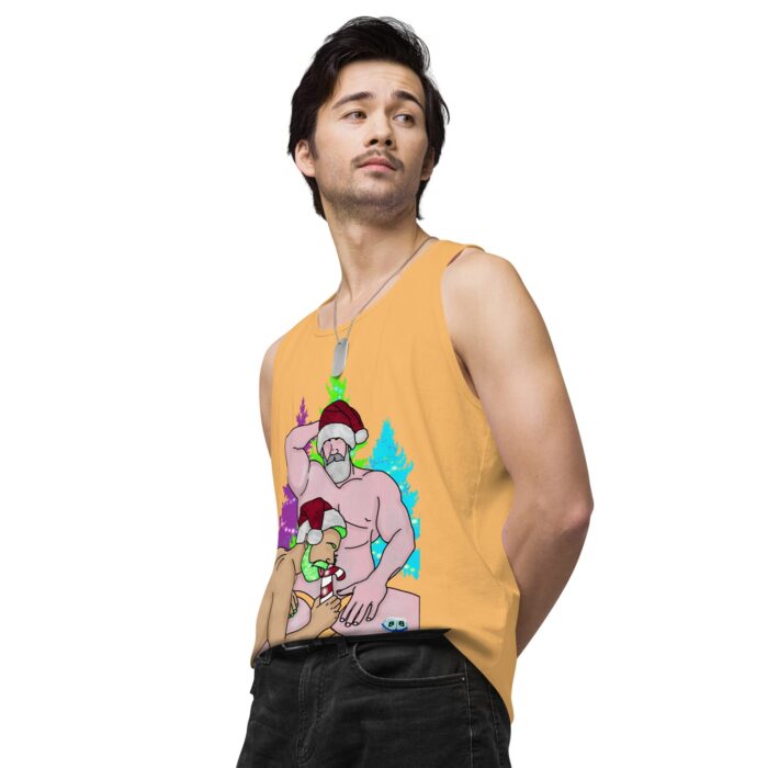 Men’s premium tank top - Peppermint Stick - Image 49