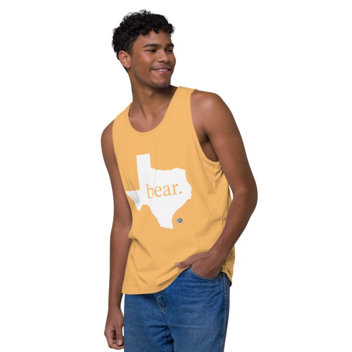 Men’s premium tank top - Texas Bear - Image 39