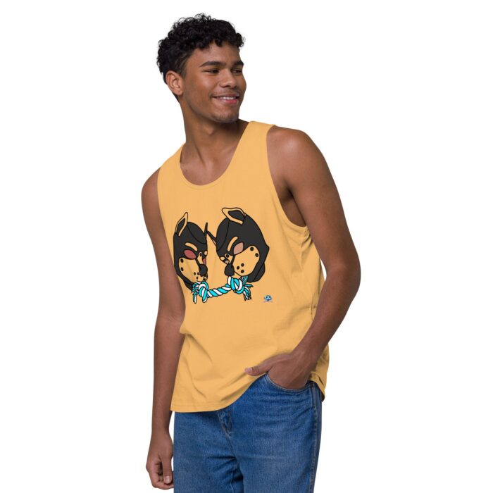 Men’s premium tank top - Tug of War - Image 40