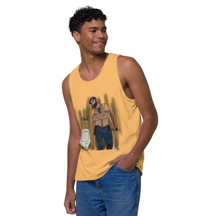 Men’s premium tank top - Urinal - Image 39