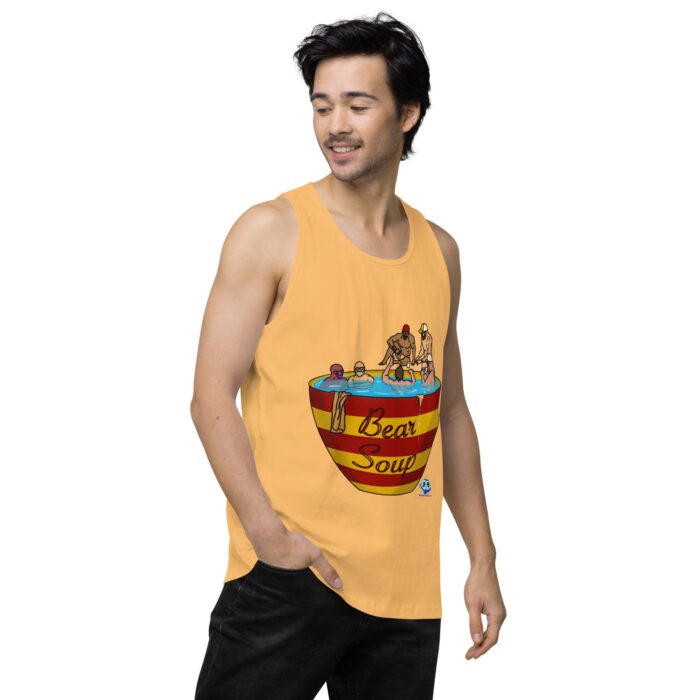 Men’s premium tank top - Bear Soup - Image 48