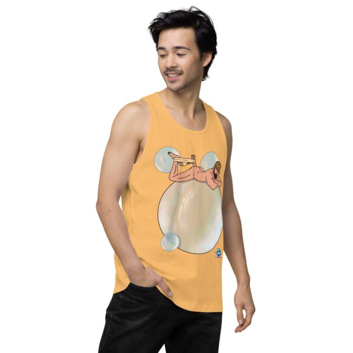 Men’s premium tank top - Bubbles - Image 48