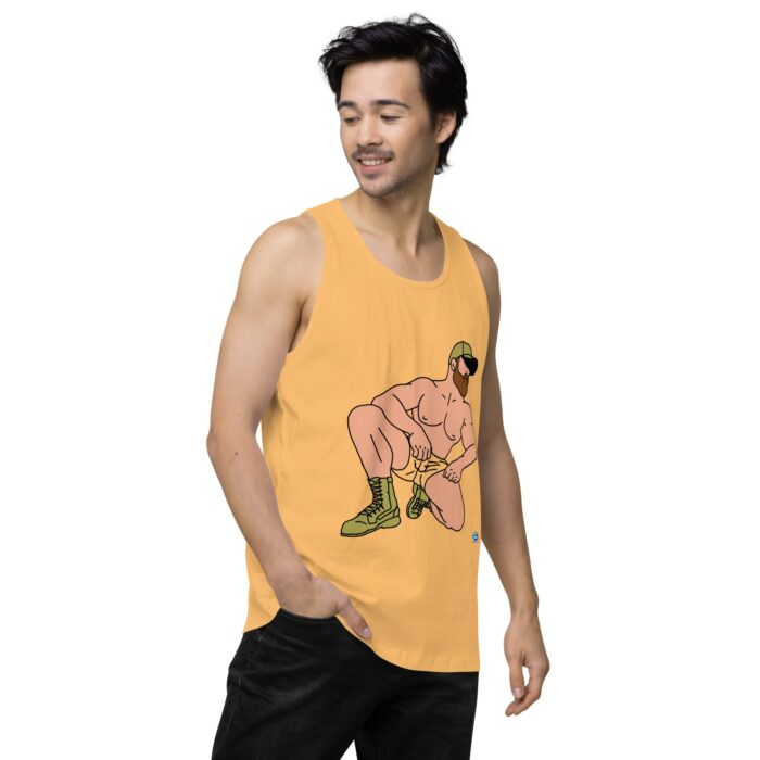 Men’s premium tank top - Combat Boots - Image 48