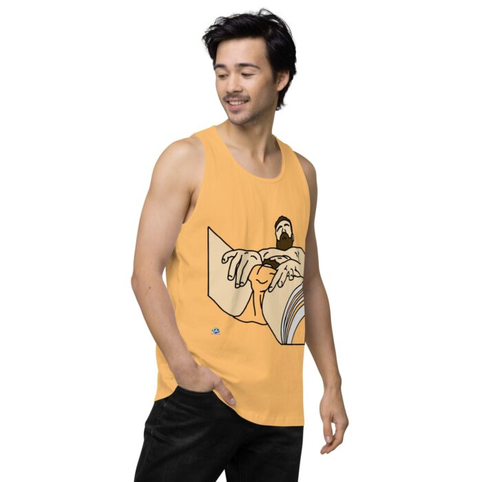 Men’s premium tank top - Peekaboo Bush - Image 48