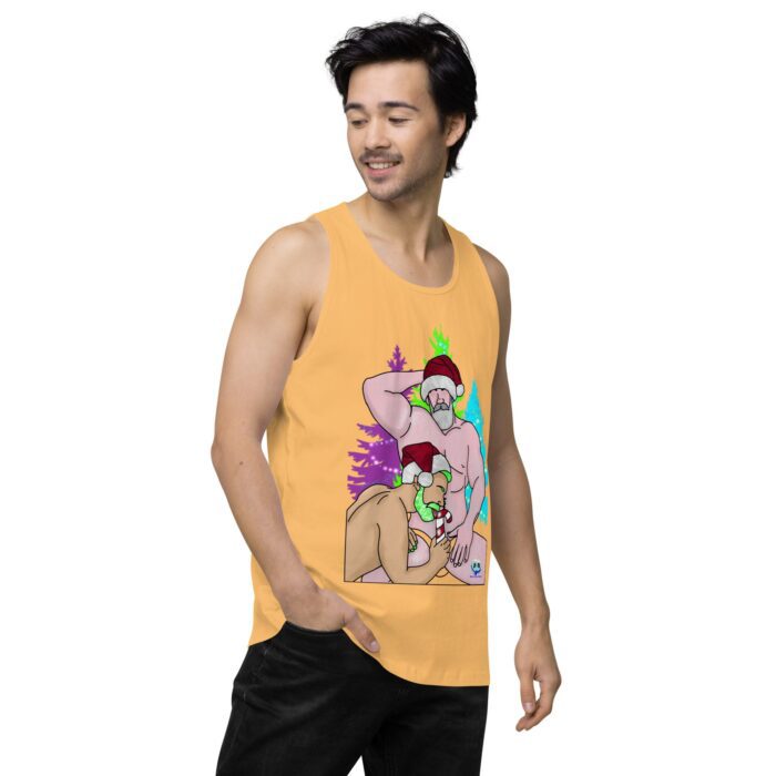 Men’s premium tank top - Peppermint Stick - Image 48