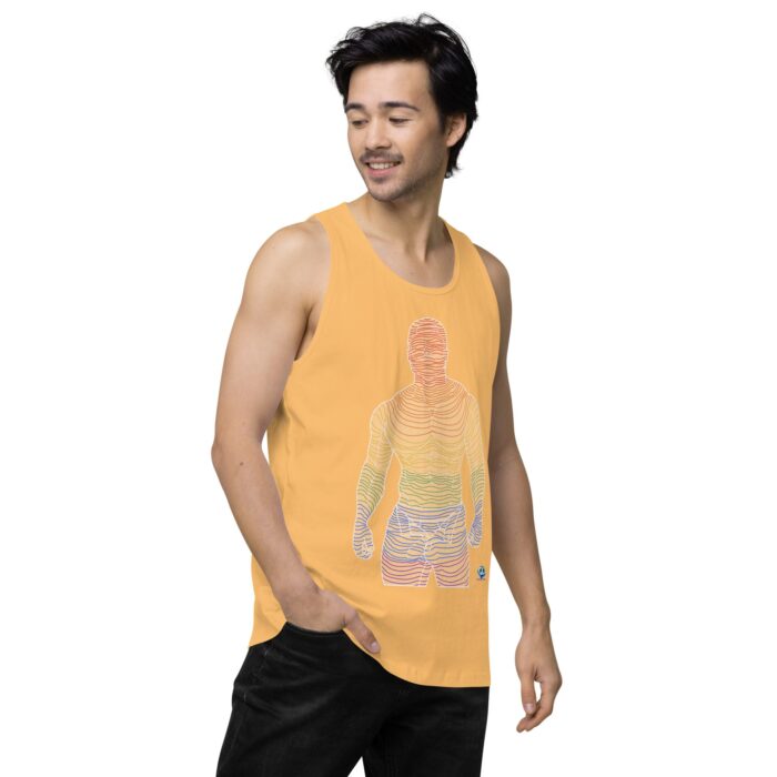 Men’s premium tank top - Ripples - Image 49