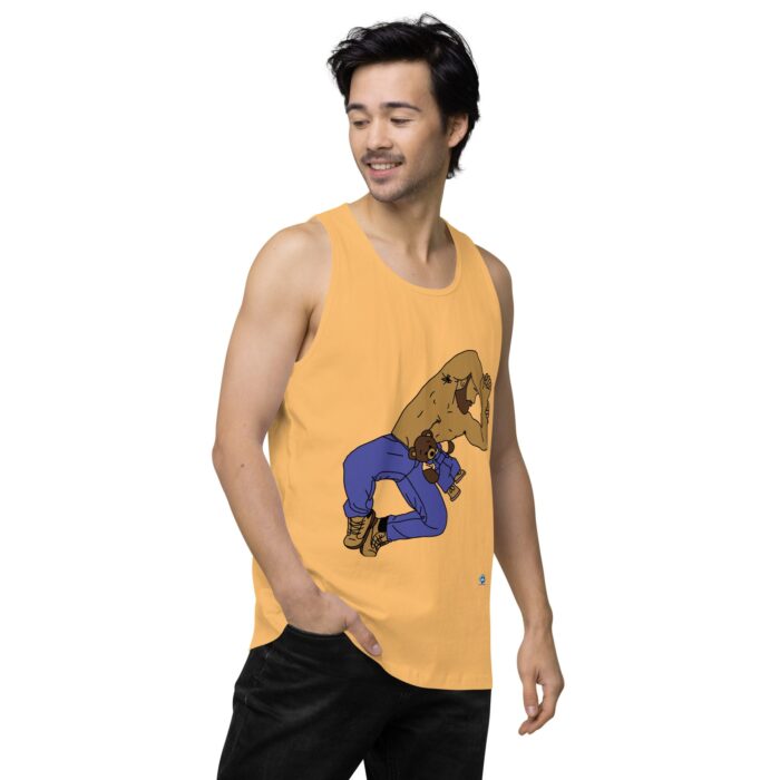 Men’s premium tank top - Teddy Bear Snuggles - Image 48