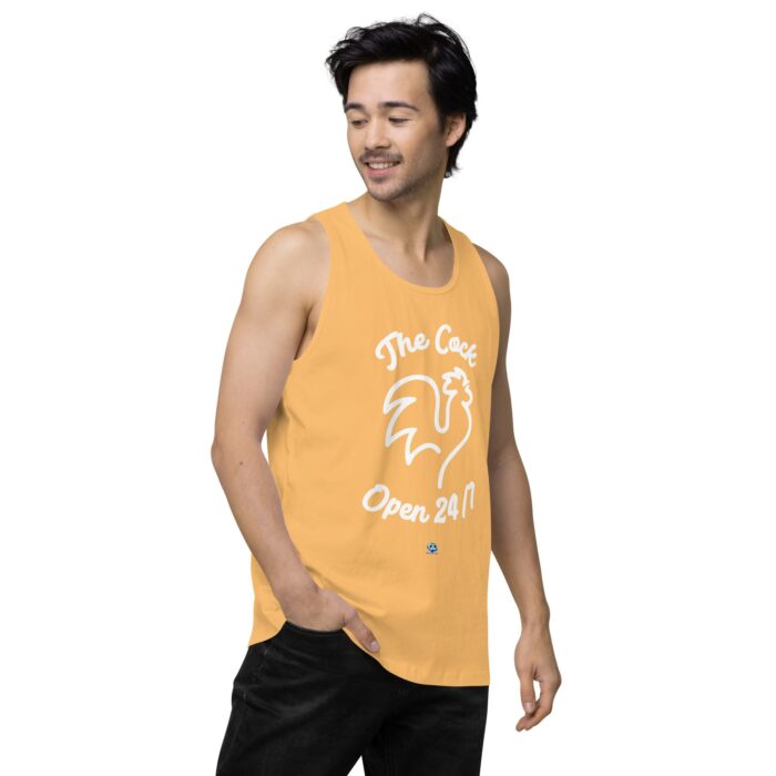 Men’s premium tank top - The Cock Open 24/7 - Image 48