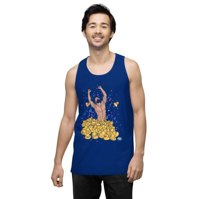Men’s premium tank top - Cruising for Ducks - Image 8