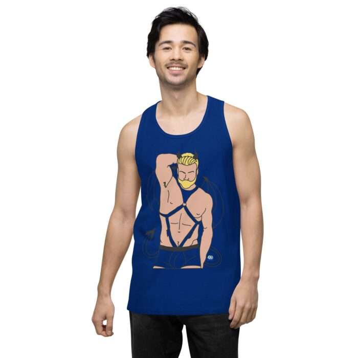 Men’s premium tank top - Devil - Image 8