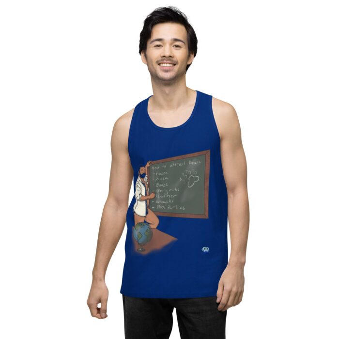 Men’s premium tank top - How To Attract A Bear - Image 8