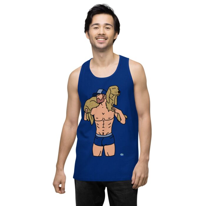 Men’s premium tank top - Man's Best Friend