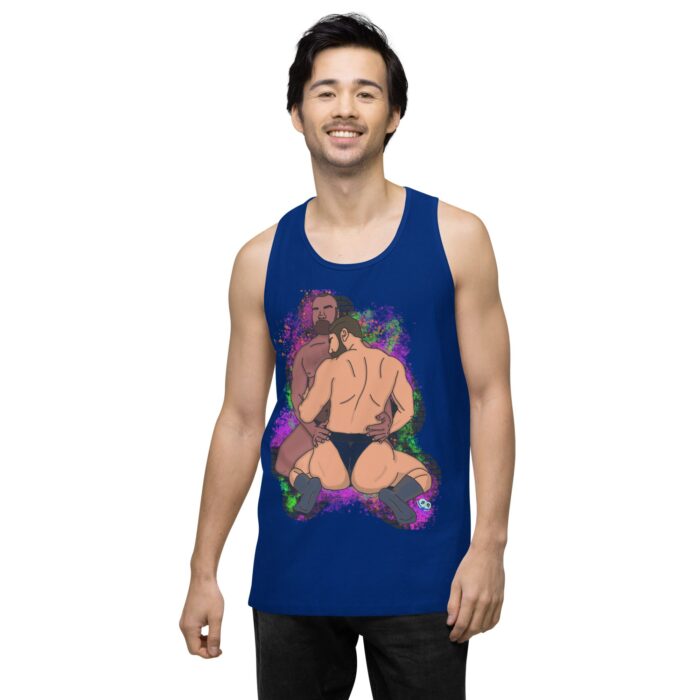 Men’s premium tank top - Mesh - Image 8