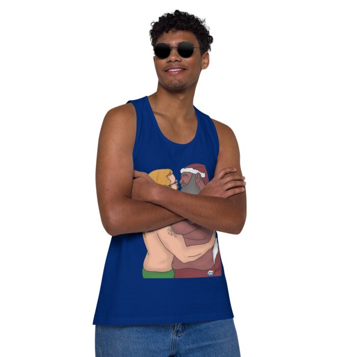 Men’s premium tank top - Mr & Mr Clause - Image 7