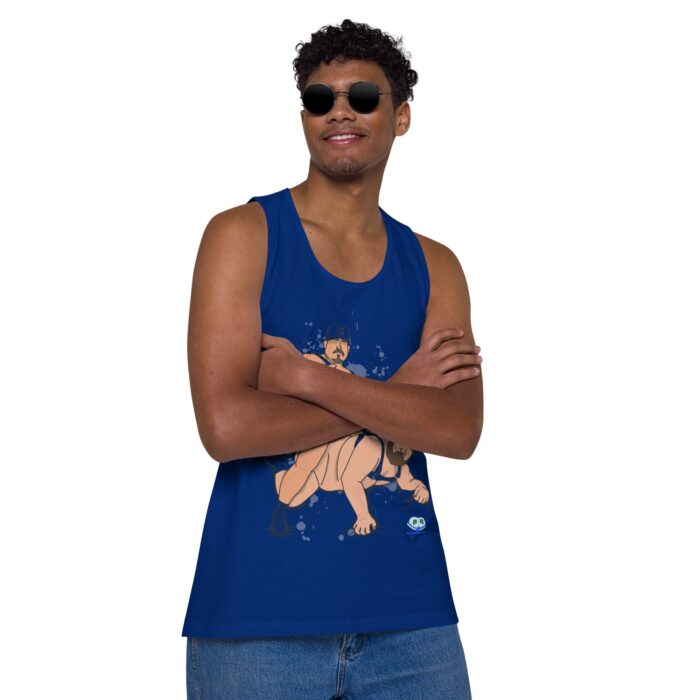 Men’s premium tank top - Ride 'Em - Image 7