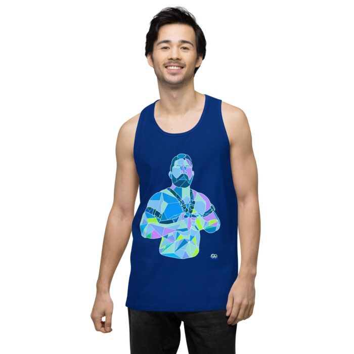 Men’s premium tank top - Shattered - Image 7