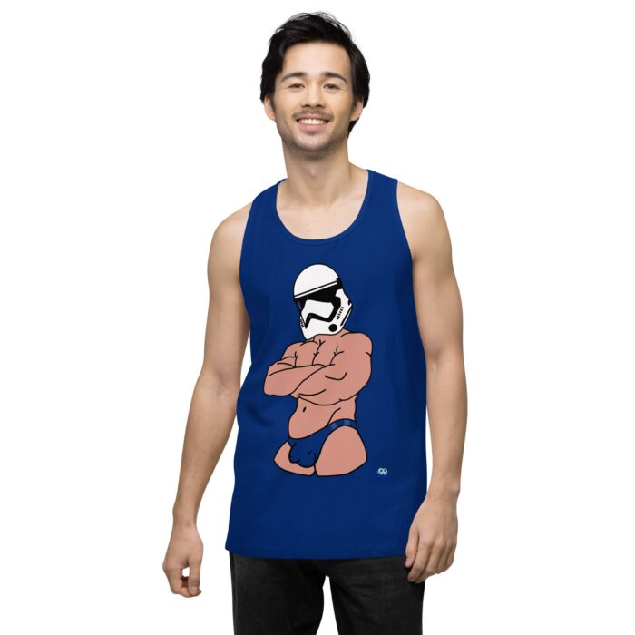 Men’s premium tank top - Super Trooper - Image 8