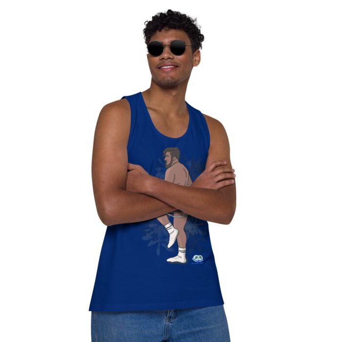 Men’s premium tank top - Undress - Image 7