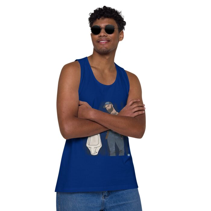 Men’s premium tank top - Urinal - Image 7