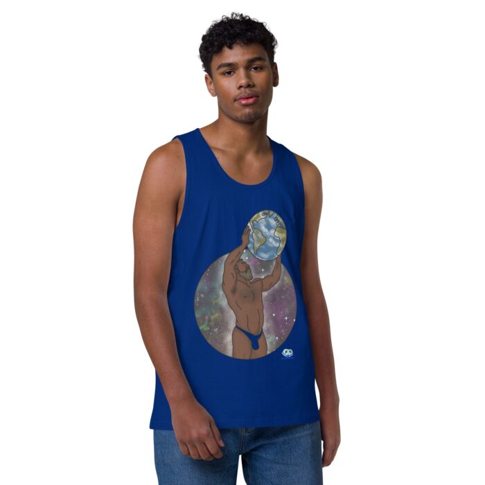 Men’s premium tank top - Atlas - Image 2