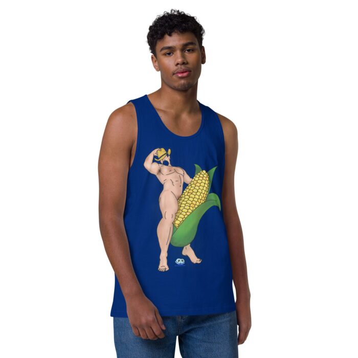 Men’s premium tank top - Aww Shucks - Image 6
