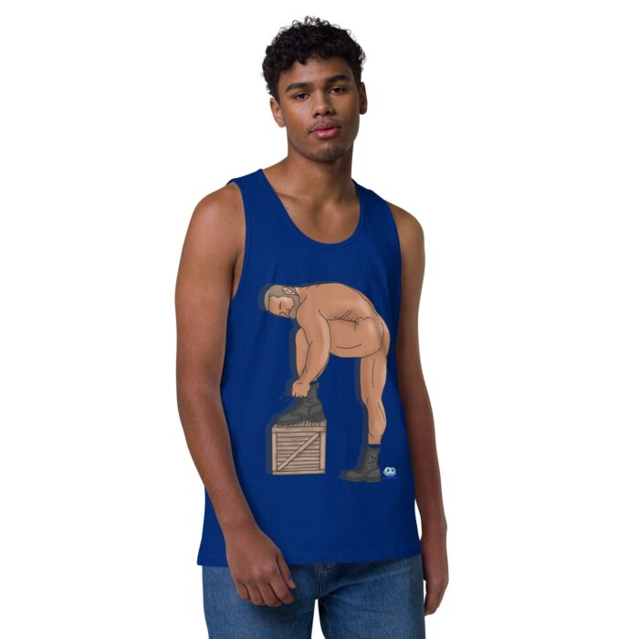 Men’s premium tank top - Crated - Image 2