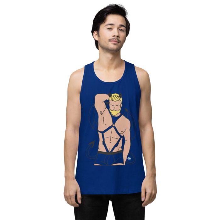 Men’s premium tank top - Devil - Image 7