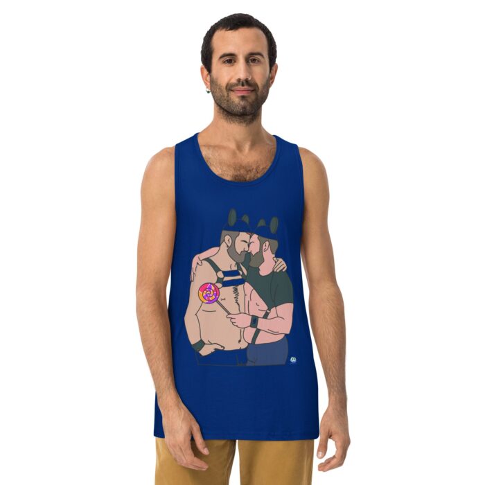 Men’s premium tank top - Disney Couple - Image 4