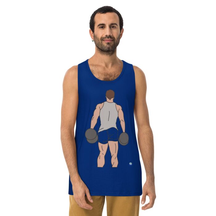 Men’s premium tank top - Dumbbells