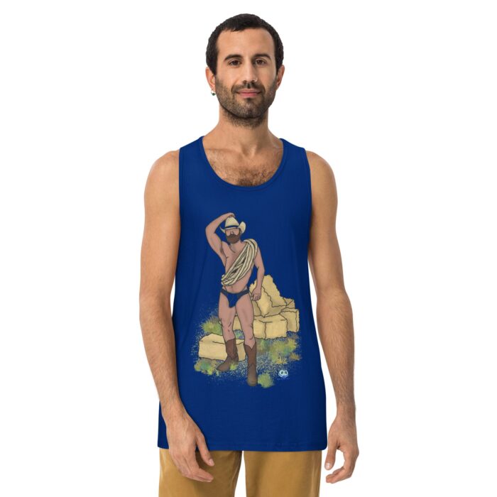 Men’s premium tank top - Hay Dude! - Image 4
