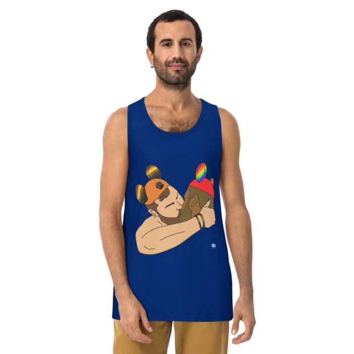 Men’s premium tank top - Magical Kiss - Image 4