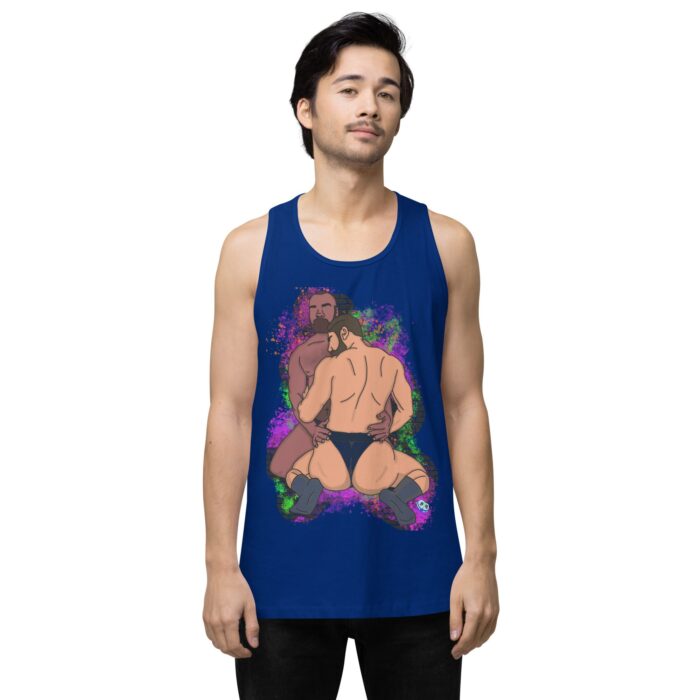 Men’s premium tank top - Mesh - Image 7