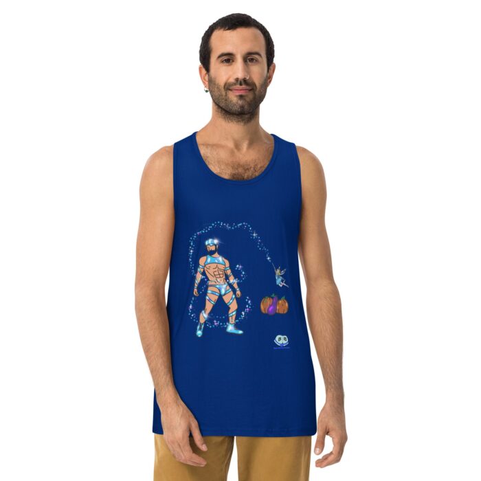 Men’s premium tank top - Midnight - Image 4